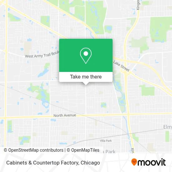 Cabinets & Countertop Factory map