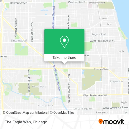 The Eagle Web map