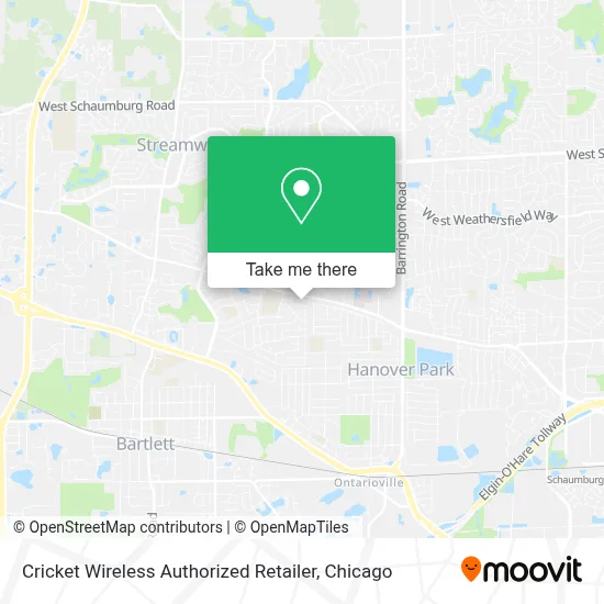 Cricket Wireless Authorized Retailer map