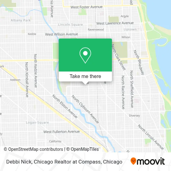 Debbi Nick, Chicago Realtor at Compass map