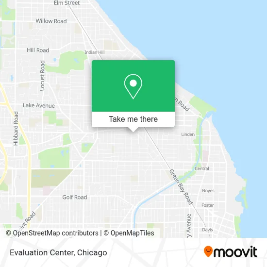 Evaluation Center map