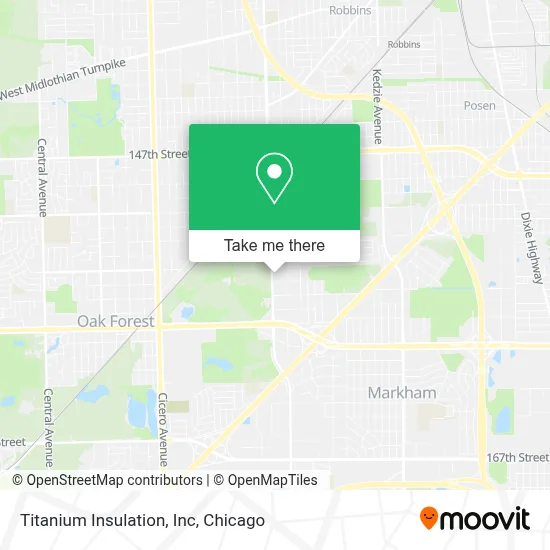 Titanium Insulation, Inc map