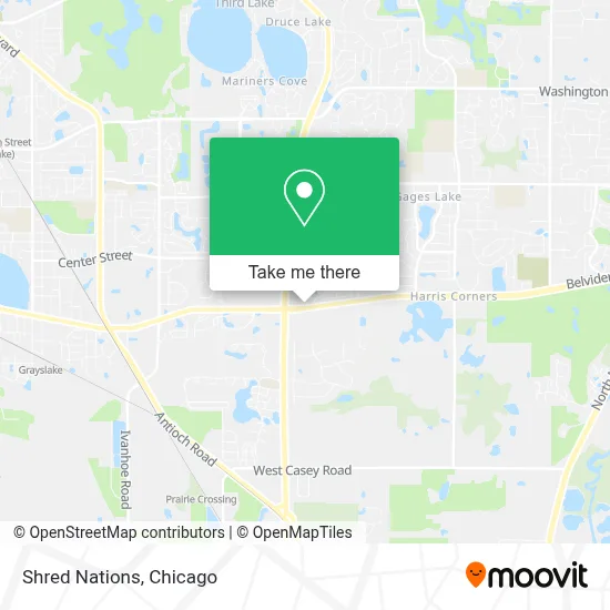 Shred Nations map