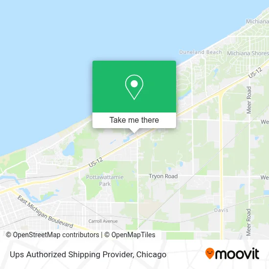 Ups Authorized Shipping Provider map