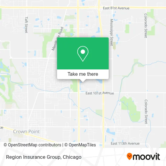 Region Insurance Group map