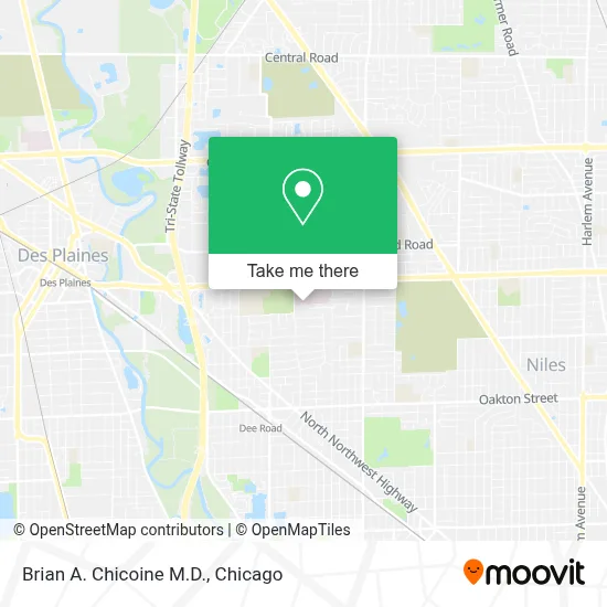 Brian A. Chicoine M.D. map