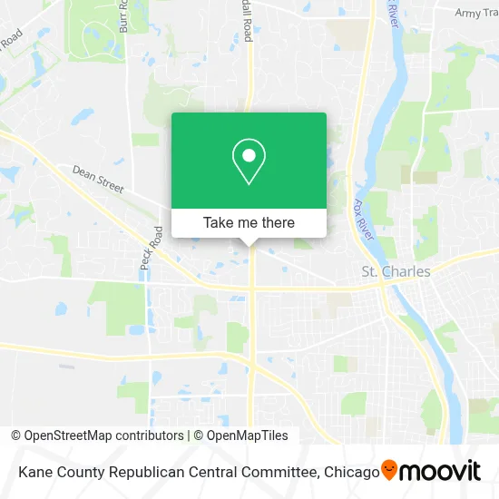 Kane County Republican Central Committee map