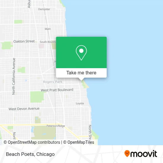 Beach Poets map