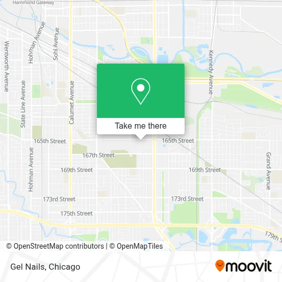 Gel Nails map