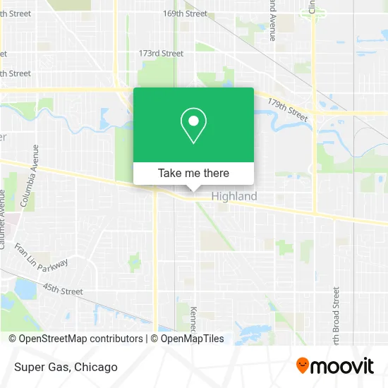 Super Gas map