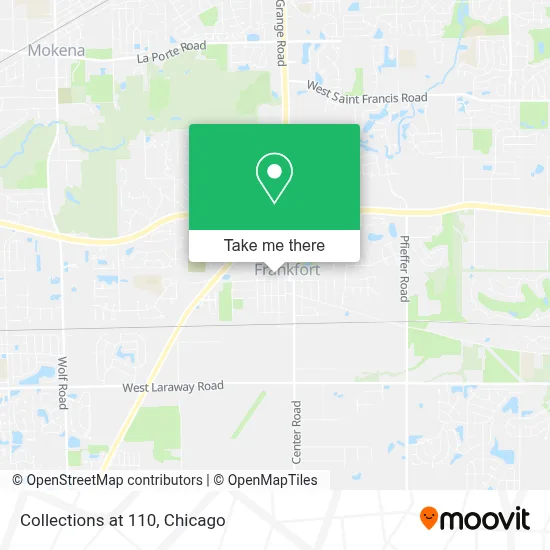Collections at 110 map
