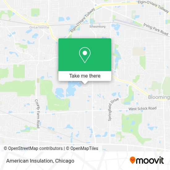 American Insulation map