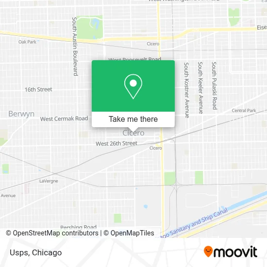 Usps map