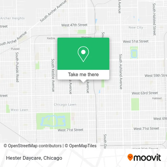Hester Daycare map