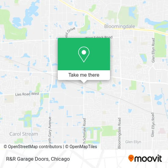 R&R Garage Doors map