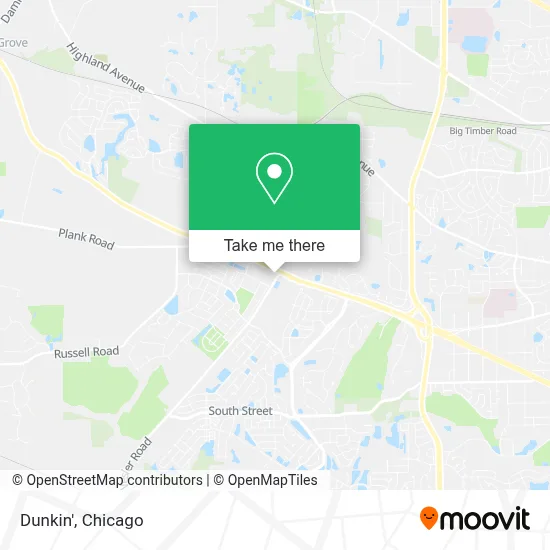 Dunkin' map
