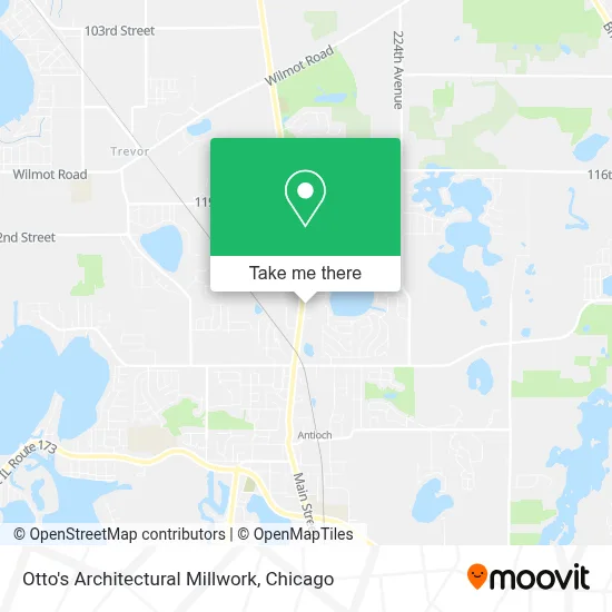 Otto's Architectural Millwork map