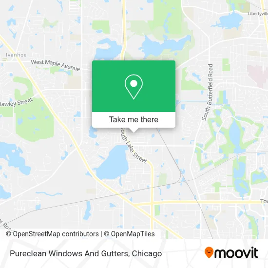 Pureclean Windows And Gutters map