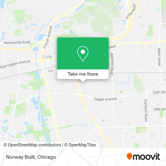 Norway Built map