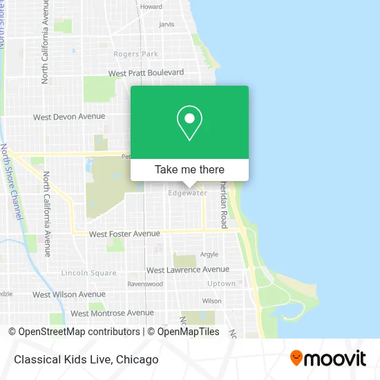 Classical Kids Live map