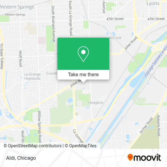 Aldi map