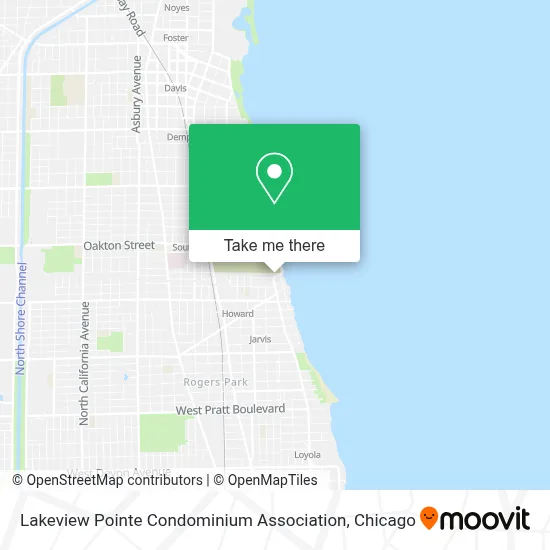 Lakeview Pointe Condominium Association map