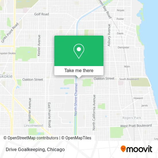 Drive Goalkeeping map