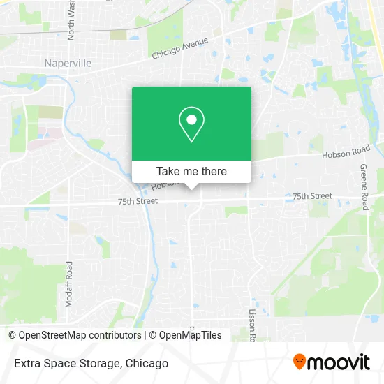 Extra Space Storage map