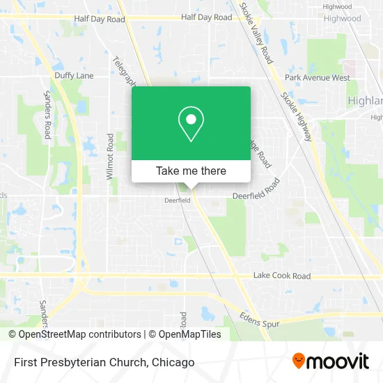 First Presbyterian Church map