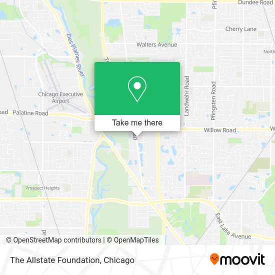 The Allstate Foundation map