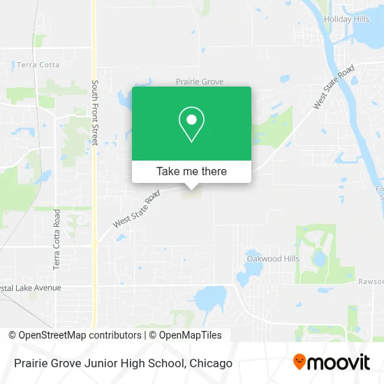 Prairie Grove Junior High School map