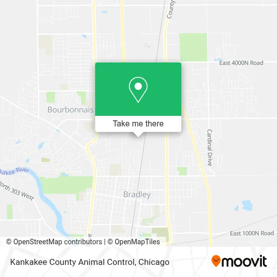 Kankakee County Animal Control map