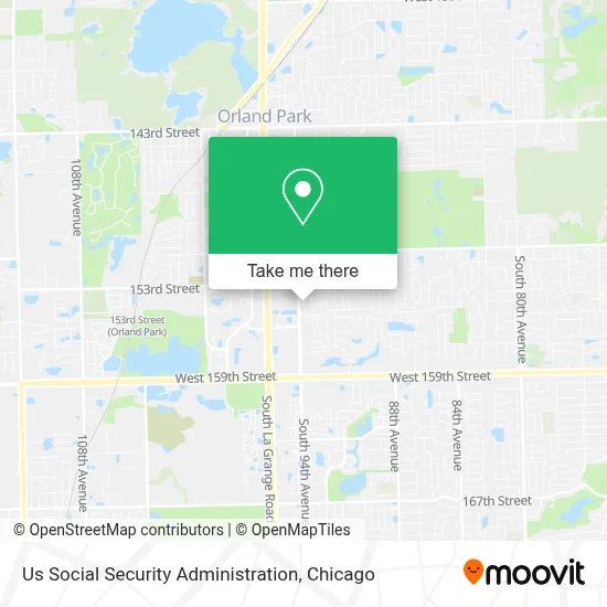 Us Social Security Administration map
