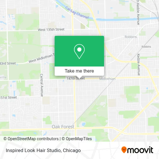 Inspired Look Hair Studio map