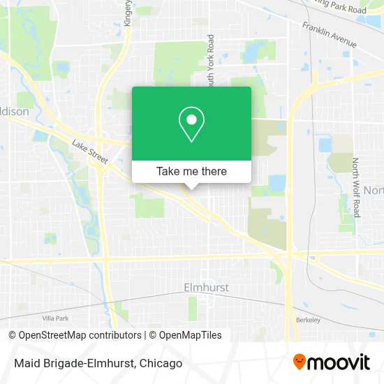 Maid Brigade-Elmhurst map