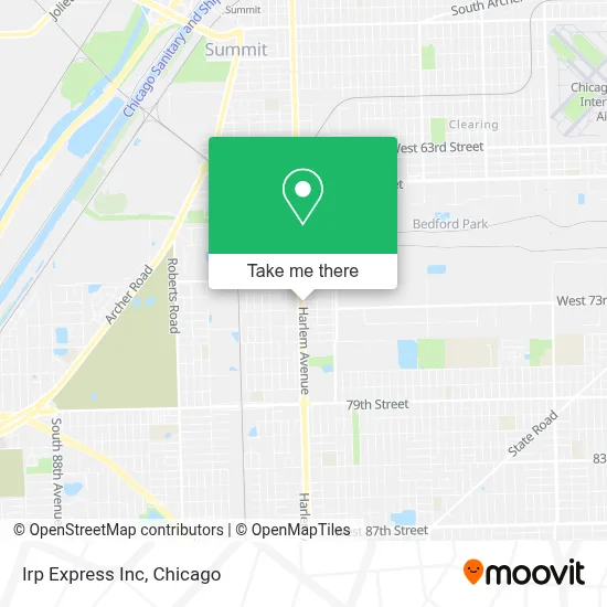 Irp Express Inc map