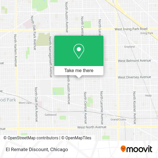 El Remate Discount map