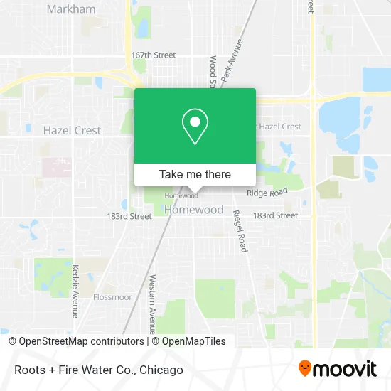 Roots + Fire Water Co. map