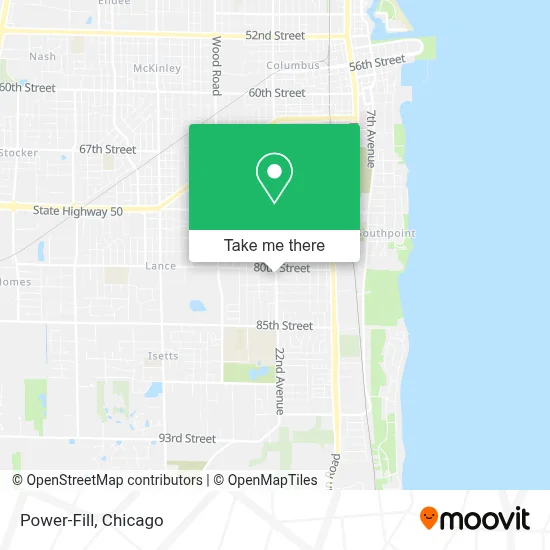 Power-Fill map