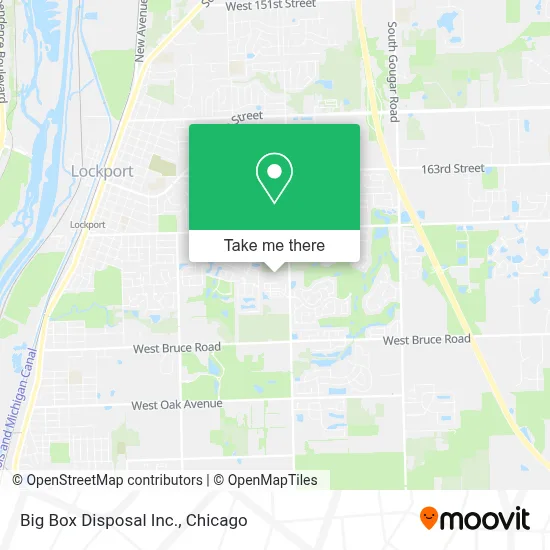 Big Box Disposal Inc. map