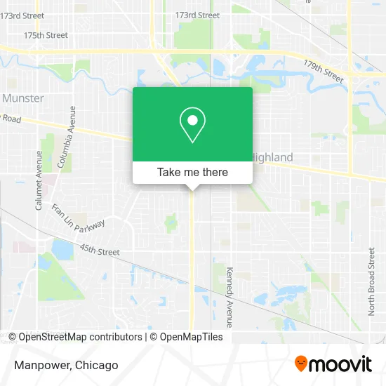 Manpower map