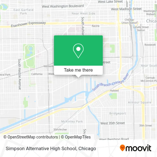 Simpson Alternative High School map