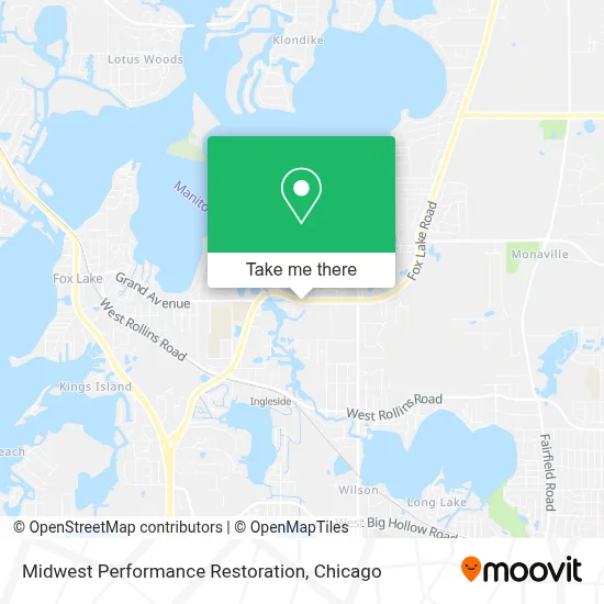 Midwest Performance Restoration map