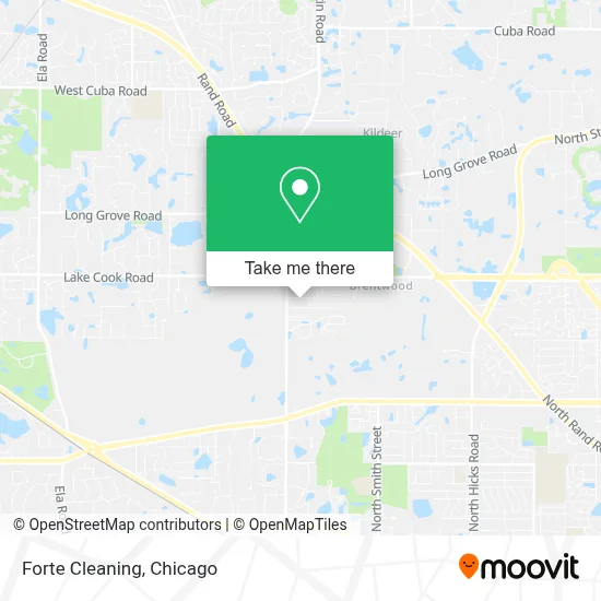 Forte Cleaning map