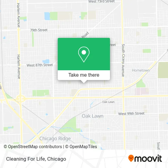 Cleaning For Life map