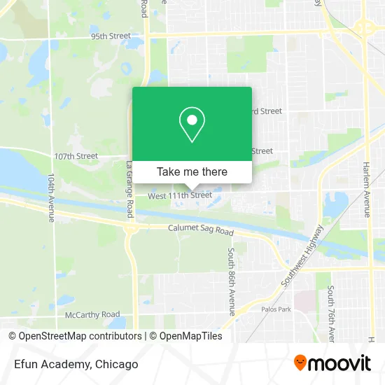Efun Academy map