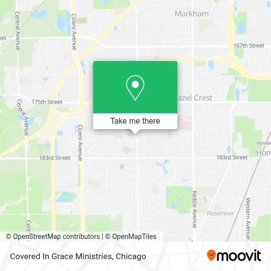 Covered In Grace Ministries map