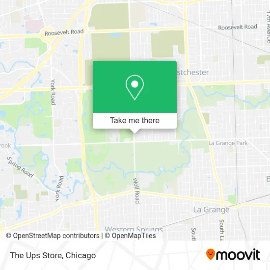 The Ups Store map