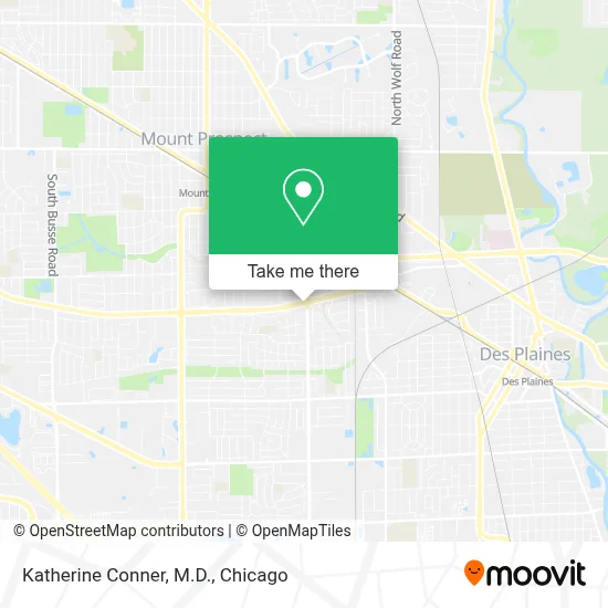 Katherine Conner, M.D. map