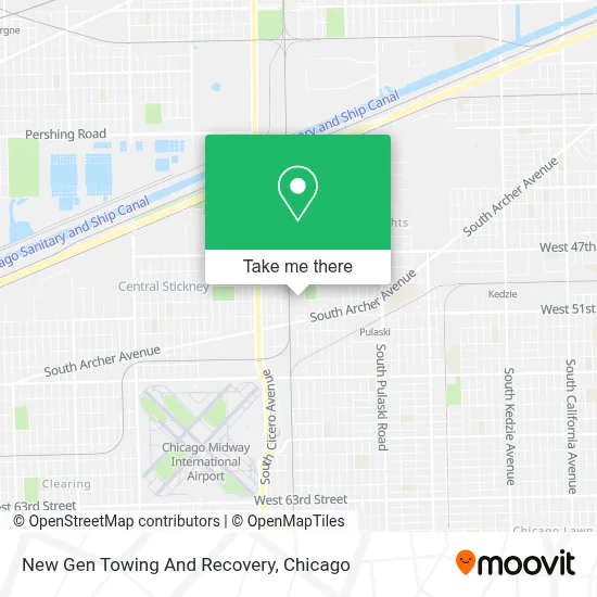 New Gen Towing And Recovery map
